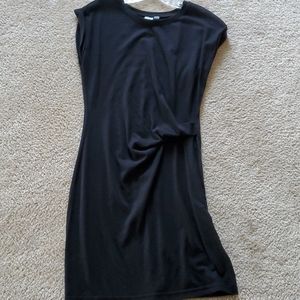 Gap side cinch dress black